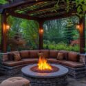 fire pit garden