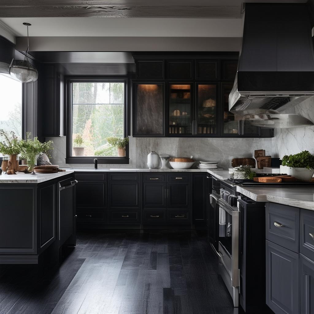 Embrace the Elegance: Designing Your Kitchen with Dark Floors
