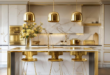 Kitchen design with gold accents: Adding a touch of luxury