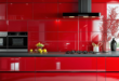 Kitchen design with red backsplash: Bold and Beautiful Choices