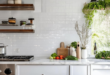 Kitchen design with white backsplash: A Clean Canvas for Culinary Creativity