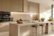 Kitchen design with beige walls: A Timeless Approach