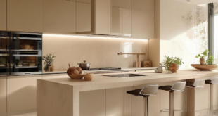 Kitchen design with beige walls: A Timeless Approach