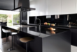 Kitchen design with black countertops: A sleek and modern touch