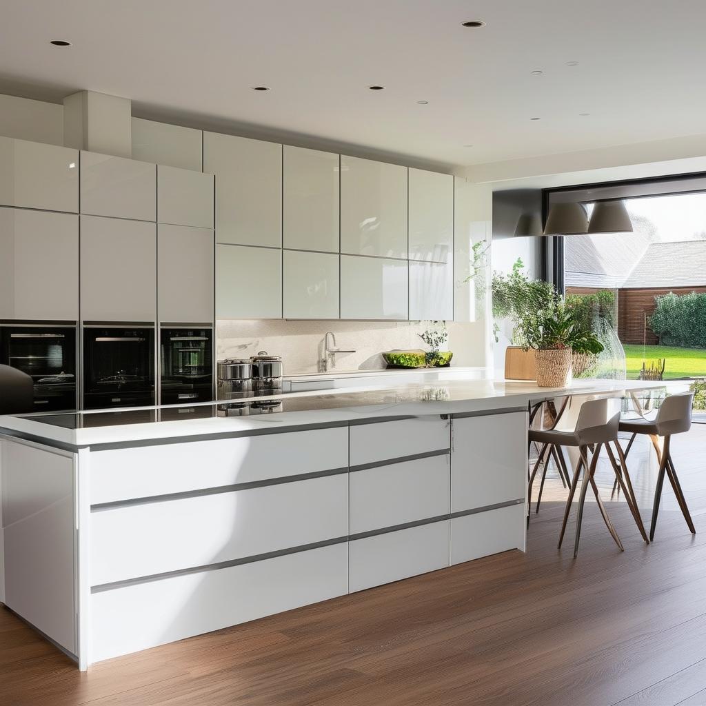 Kitchen design with built-in appliances – blending style and functionality