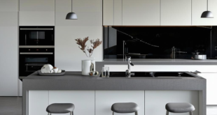 Kitchen design with grey countertops: Modernity in every detail