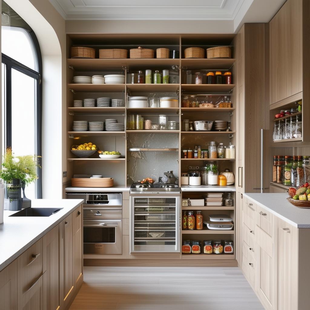 Kitchen design with pantry: A space-saving solution