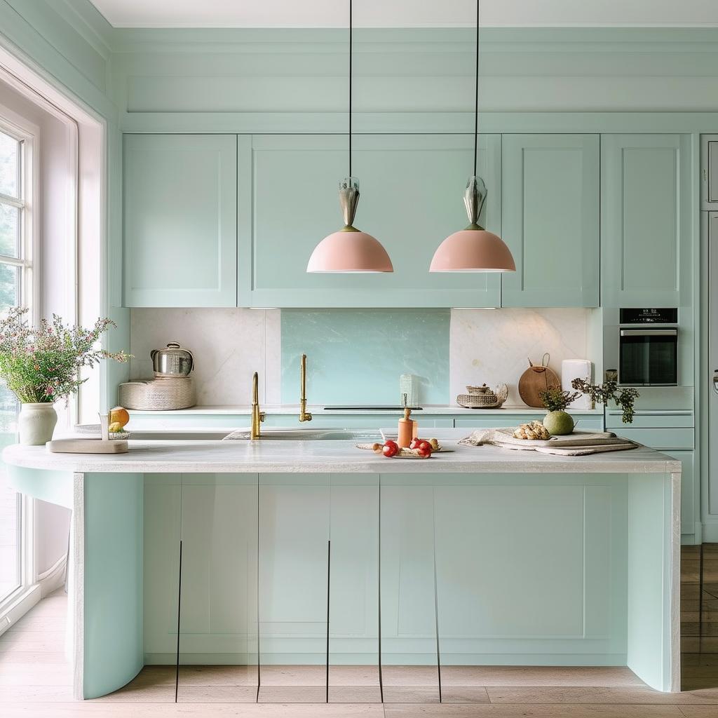 Kitchen design with pastel tones: The subtle charm of soft colors