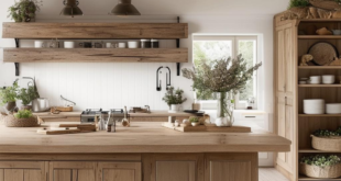 Kitchen design with rustic elements, a timeless touch of nature