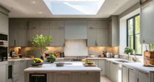 Kitchen design with skylight, embracing natural light