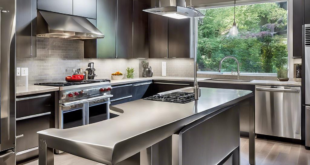 Kitchen design with stainless steel appliances: A sleek and modern touch