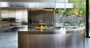Kitchen design with stainless steel countertops: The Modern Cookspace
