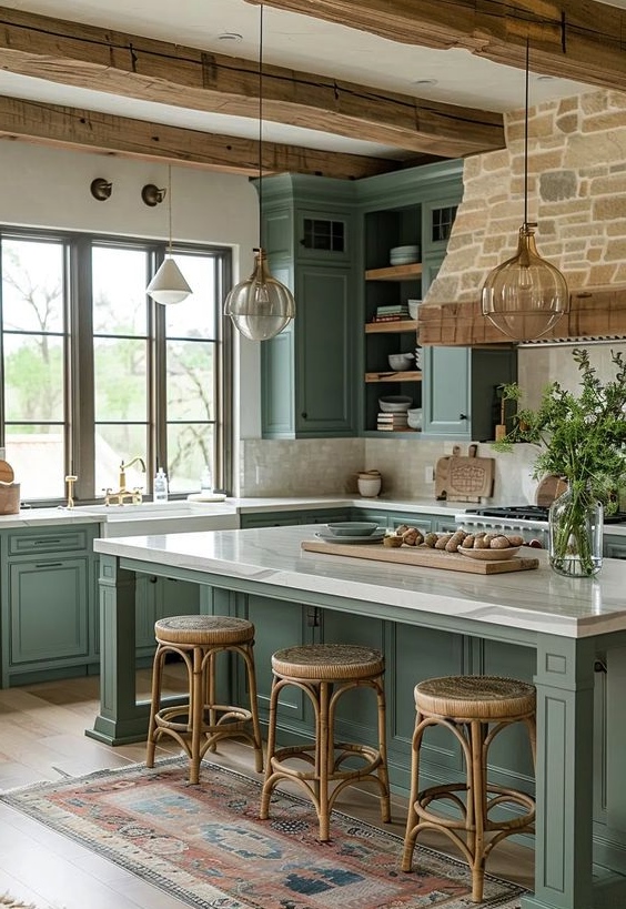 Kitchens with Sage Green Cabinets: A Tranquil Oasis in Your Home