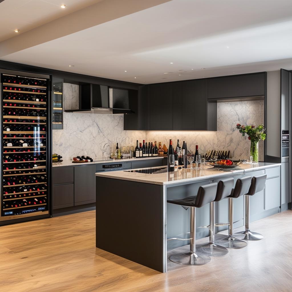 Embracing Elegance: ⁣Incorporating a Wine Fridge into Your Kitchen ⁣Design
