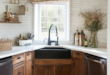 A Twist on Traditional Kitchen Layouts: The Corner Sink Design