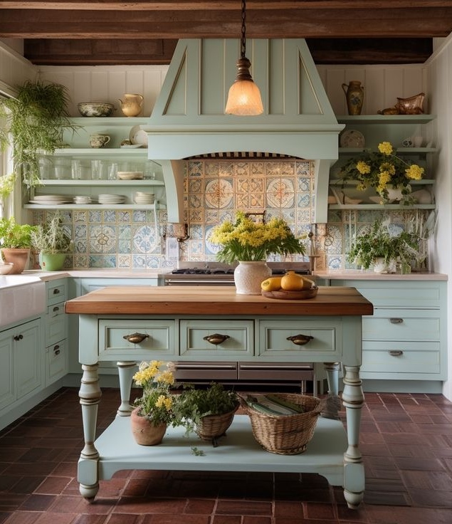 Transform Your Home with a Light Green Cottage Kitchen