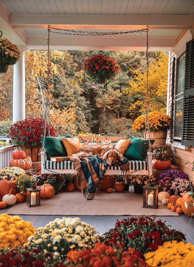 Autumn Inspired Porch Decor for a Cozy Welcome