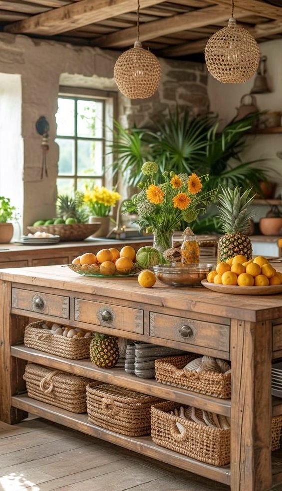 The Allure of Floral Accents in Farmhouse Kitchens