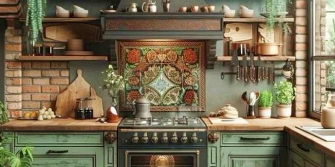 Rustic Charm: How to Design a Farmhouse Kitchen with Wood and Sage ...