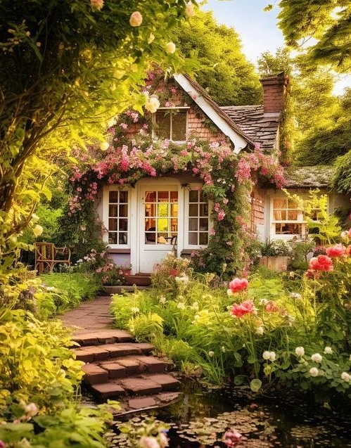 Enchanting Oasis: A Garden Cottage Retreat