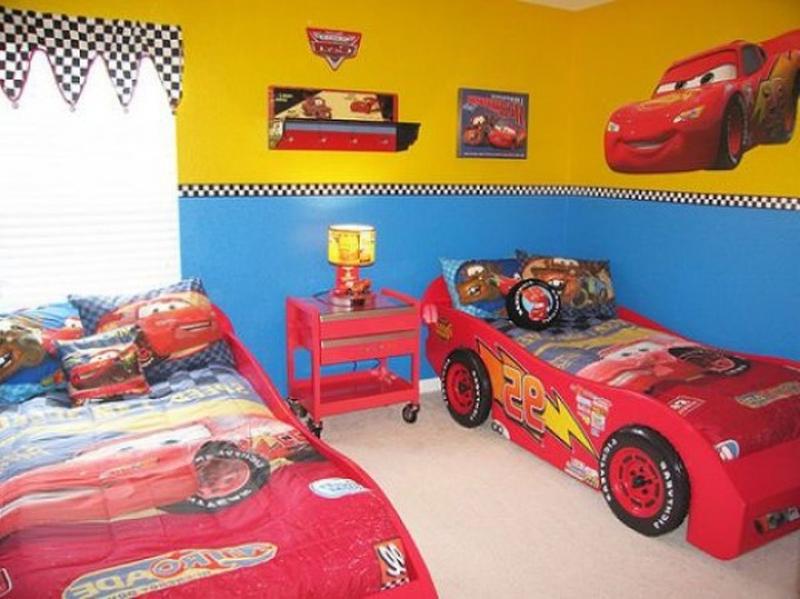 boys twin car bed