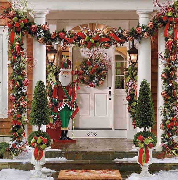 Simple Porch Chirstmas Design 3