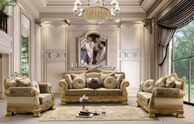 Victorian Sofa Ideas For Elegant Living Room 8